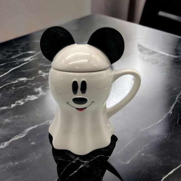 Disney Mickey Mouse Halloween Ghost Mug - Picture 1 of 2